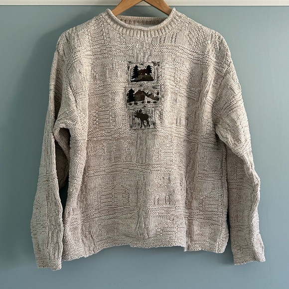 croft & barrow Sweaters - Croft & Barrow Beige Knit Sweater